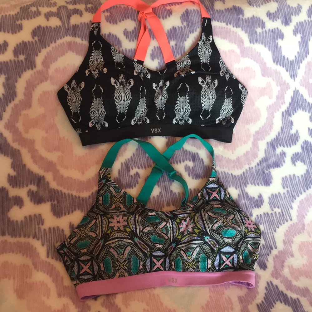 VS sports bras- 34C